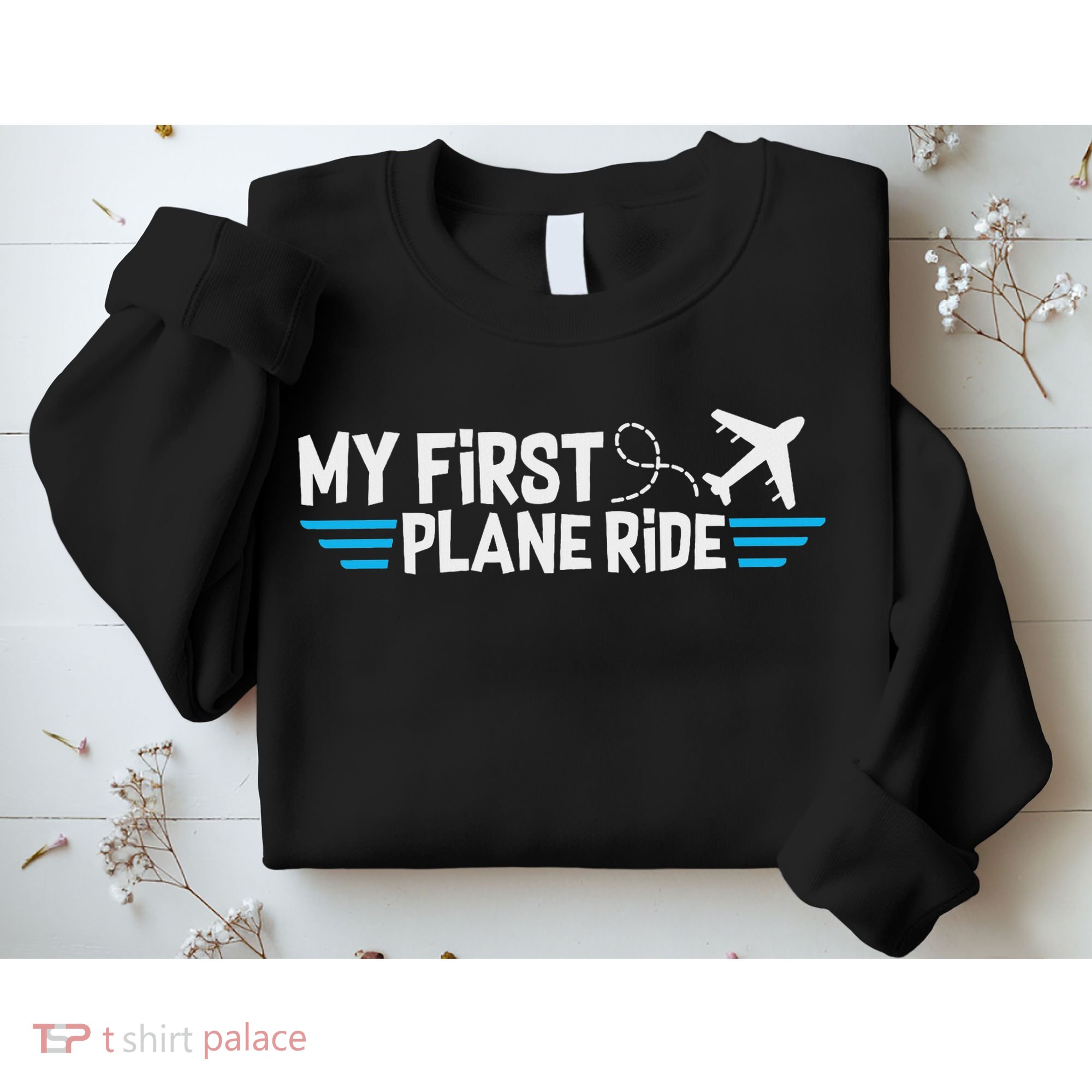 My First Plane Ride My 1st Flight Airplane Sweatshirt