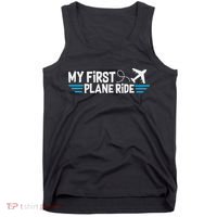 My First Plane Ride My 1st Flight Airplane Tank Top thumb 0