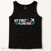 My First Plane Ride My 1st Flight Airplane Tank Top thumb 2