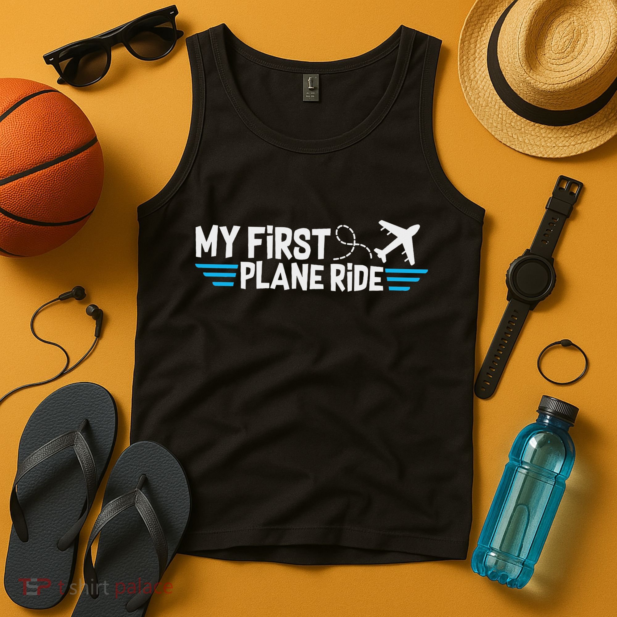 My First Plane Ride My 1st Flight Airplane Tank Top