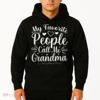 My Favorite People Call Me Grandma Hoodie thumb 2