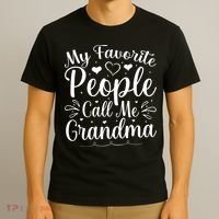 My Favorite People Call Me Grandma T-Shirt thumb 3