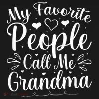 My Favorite People Call Me Grandma Kids Hoodie thumb 5