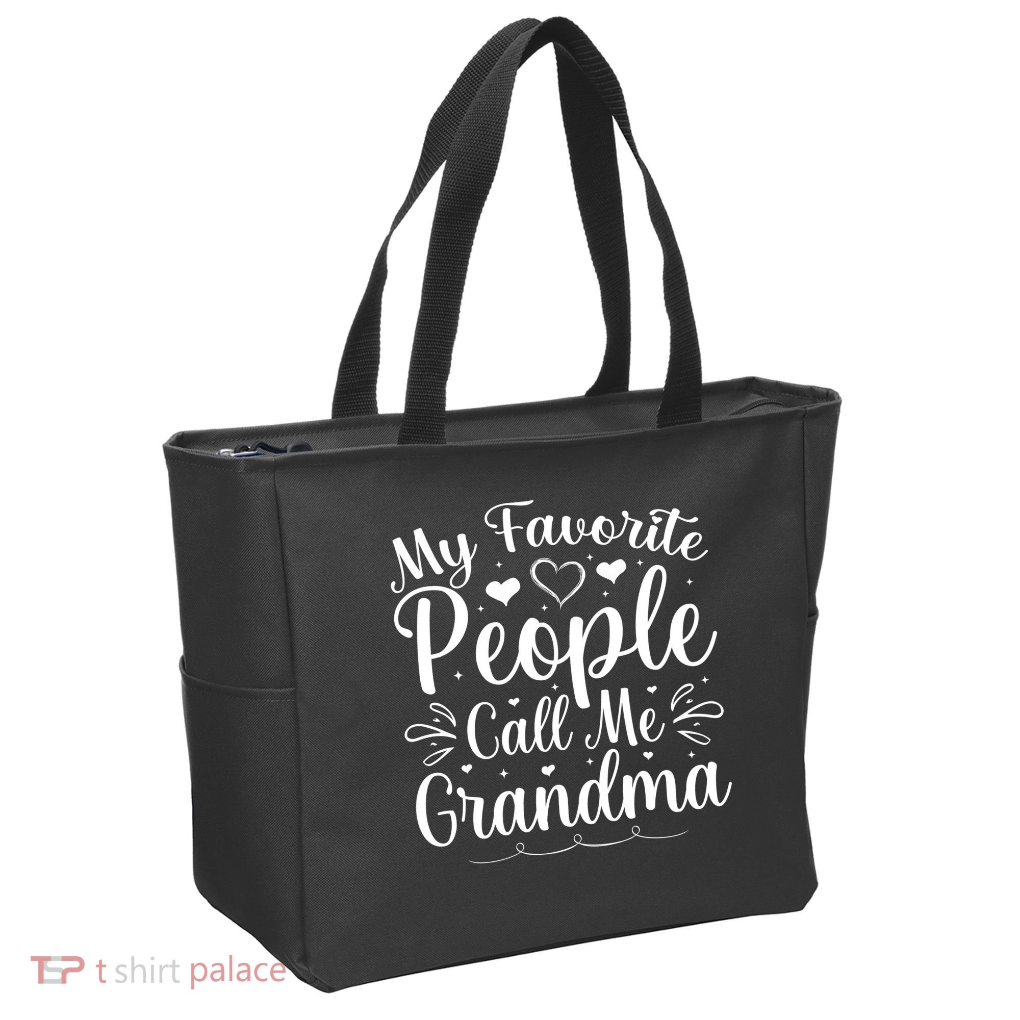 My Favorite People Call Me Grandma Tote Bag
