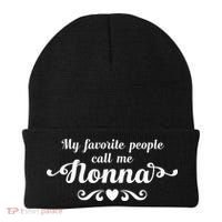 My Favorite People Call Me Nonna Beanie thumb 0