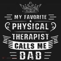 My Favorite Physical Therapist Calls Me Dad Fathers Day Mousepad thumb 1