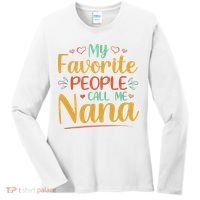 My Favorite People Call Me Nana Women's Long Sleeve Shirt thumb 0