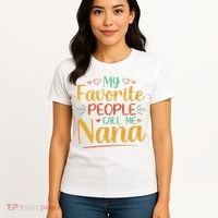 My Favorite People Call Me Nana Women's T-Shirt thumb 4