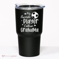 My Favorite Player Calls Me Grandma Soccer Player Tumbler thumb 0