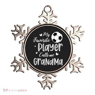 My Favorite Player Calls Me Grandma Soccer Player Ornament
