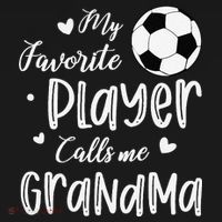 My Favorite Player Calls Me Grandma Soccer Player Ornament thumb 1