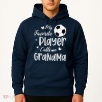 My Favorite Player Calls Me Grandma Soccer Player Hoodie thumb 2