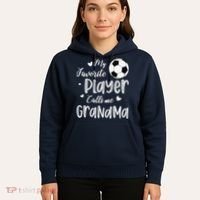 My Favorite Player Calls Me Grandma Soccer Player Hoodie thumb 5