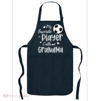 My Favorite Player Calls Me Grandma Soccer Player Apron thumb 0