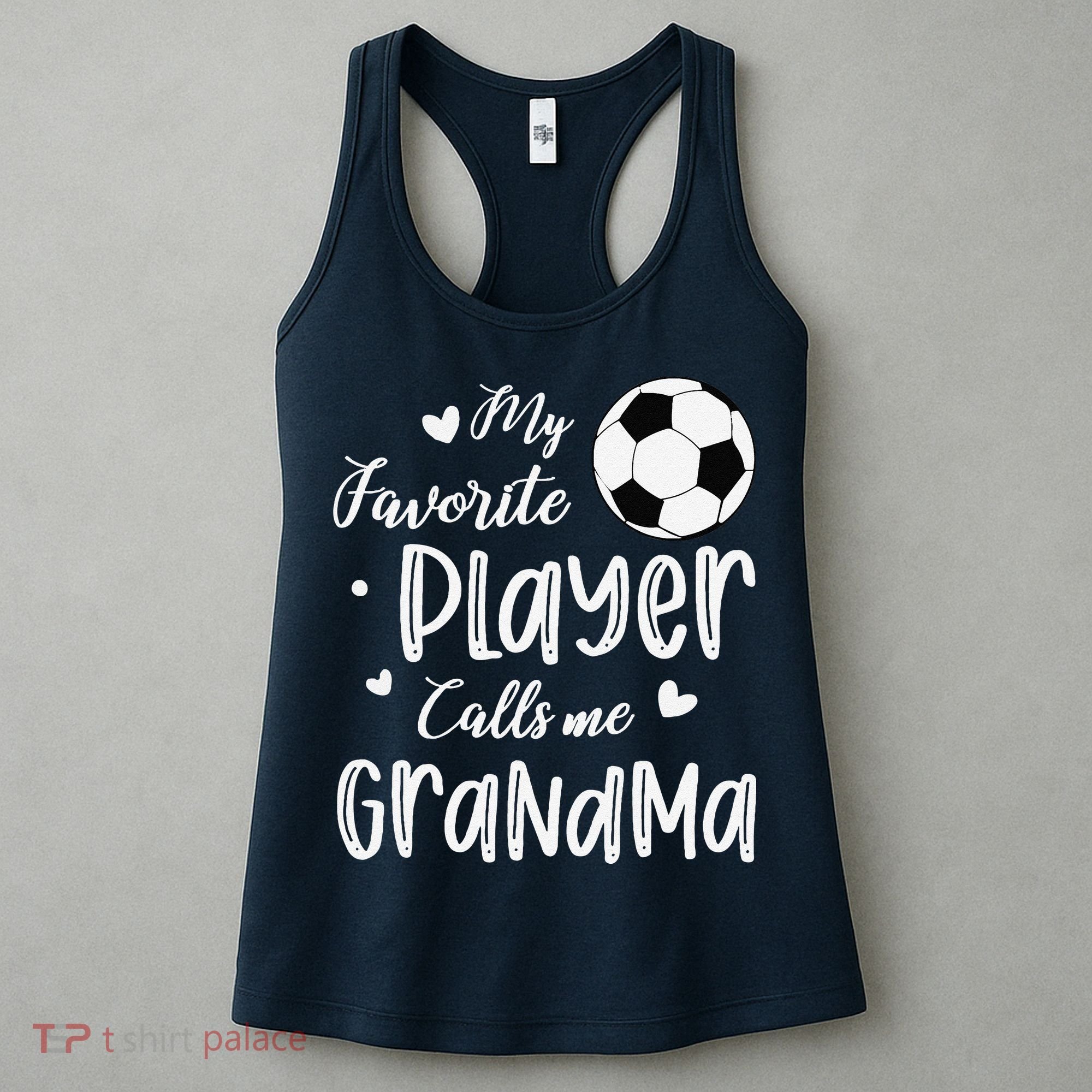 My Favorite Player Calls Me Grandma Soccer Player Women's Tank Top