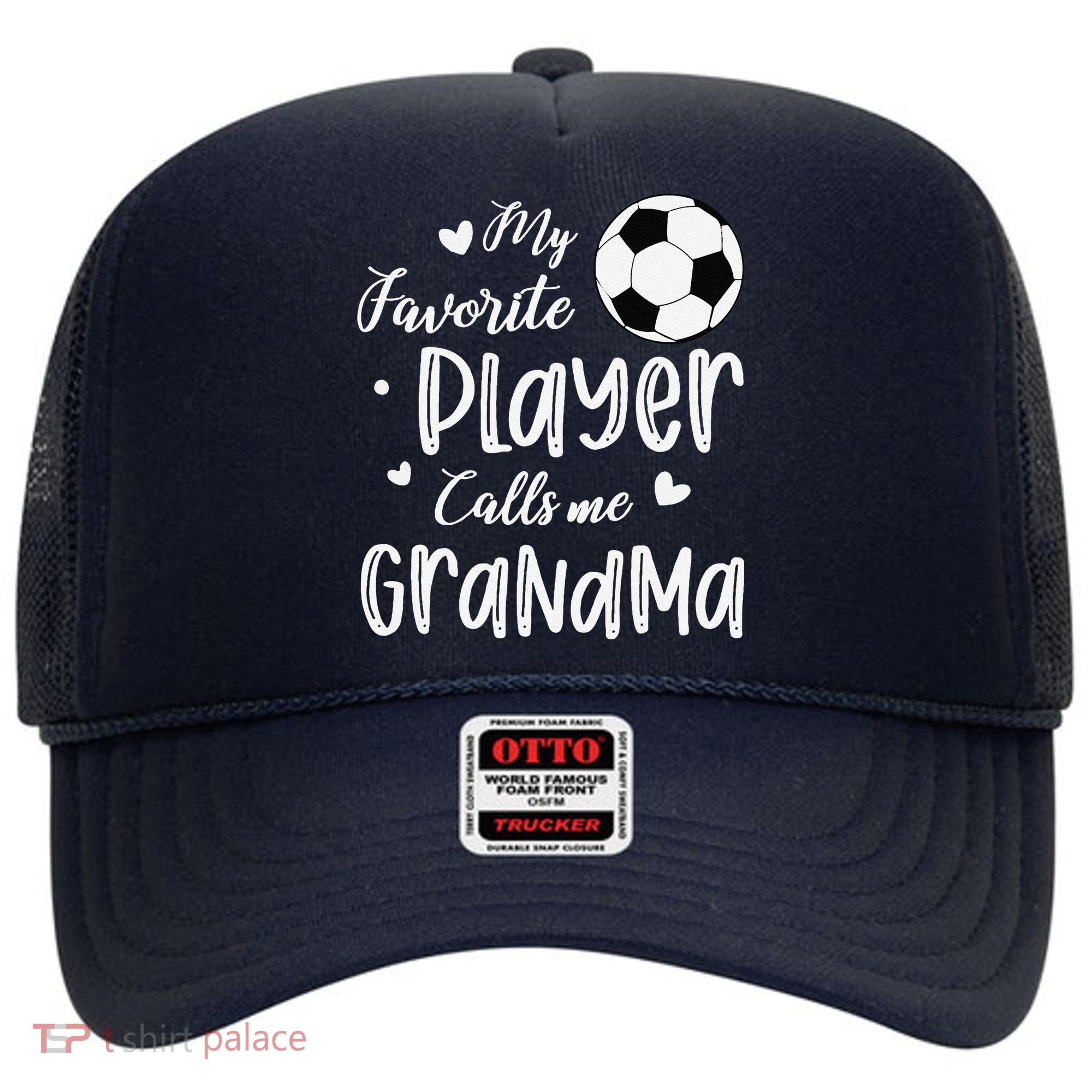 My Favorite Player Calls Me Grandma Soccer Player Hat