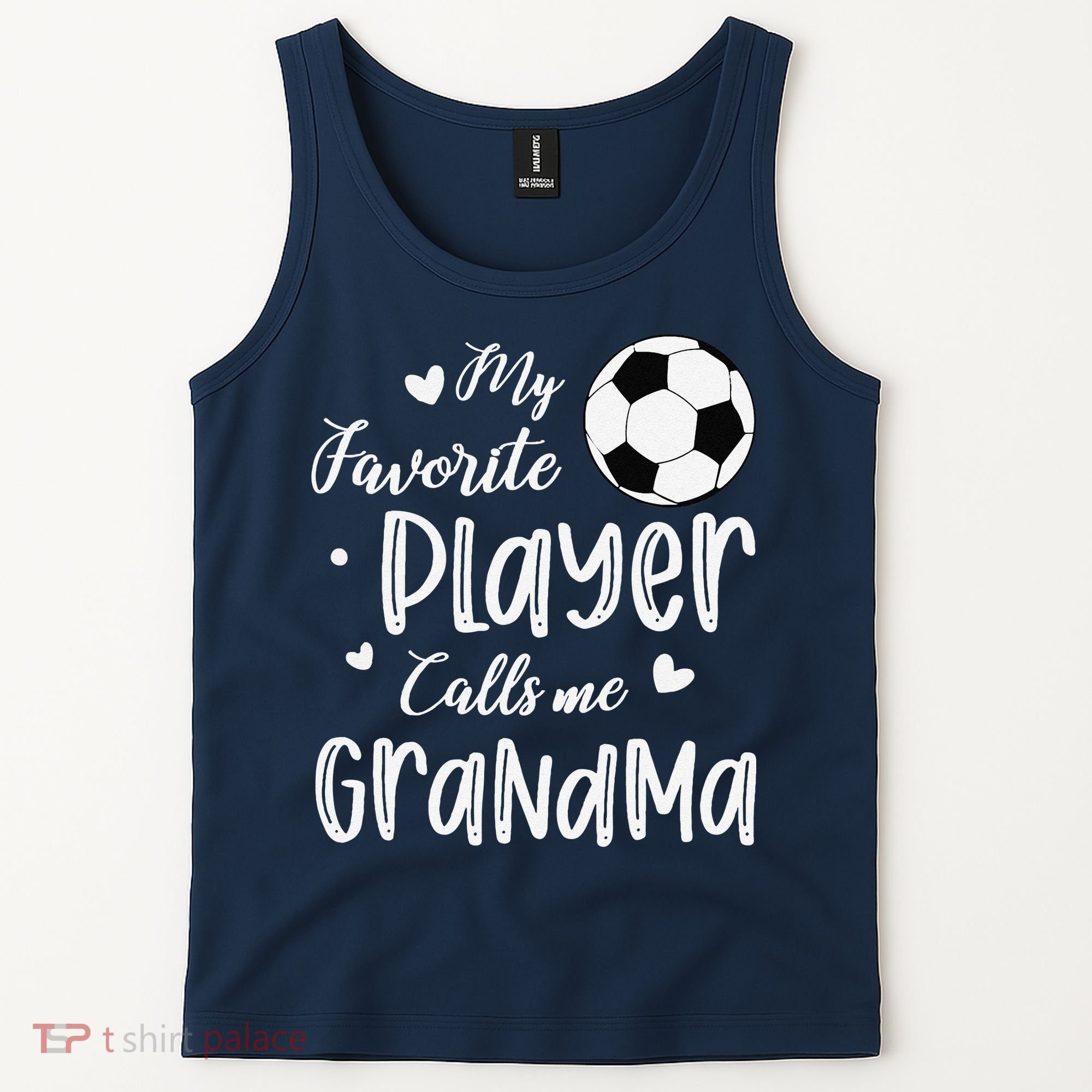 My Favorite Player Calls Me Grandma Soccer Player Tank Top