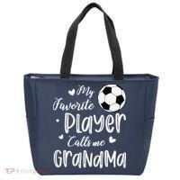 My Favorite Player Calls Me Grandma Soccer Player Tote Bag thumb 0