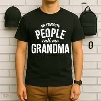 My Favorite People Call Me Grandma T-Shirt thumb 6