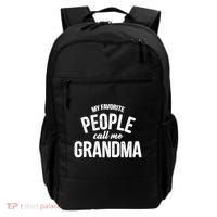 My Favorite People Call Me Grandma Backpack thumb 0