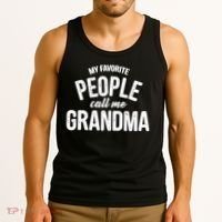 My Favorite People Call Me Grandma Tank Top thumb 3