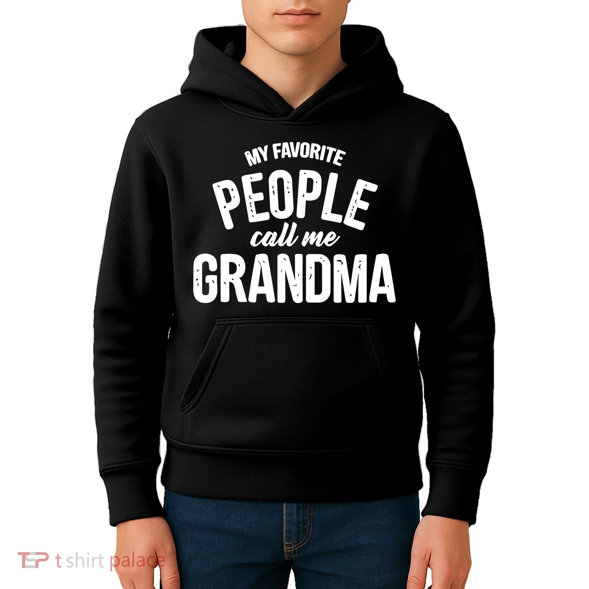 My Favorite People Call Me Grandma Kids Hoodie
