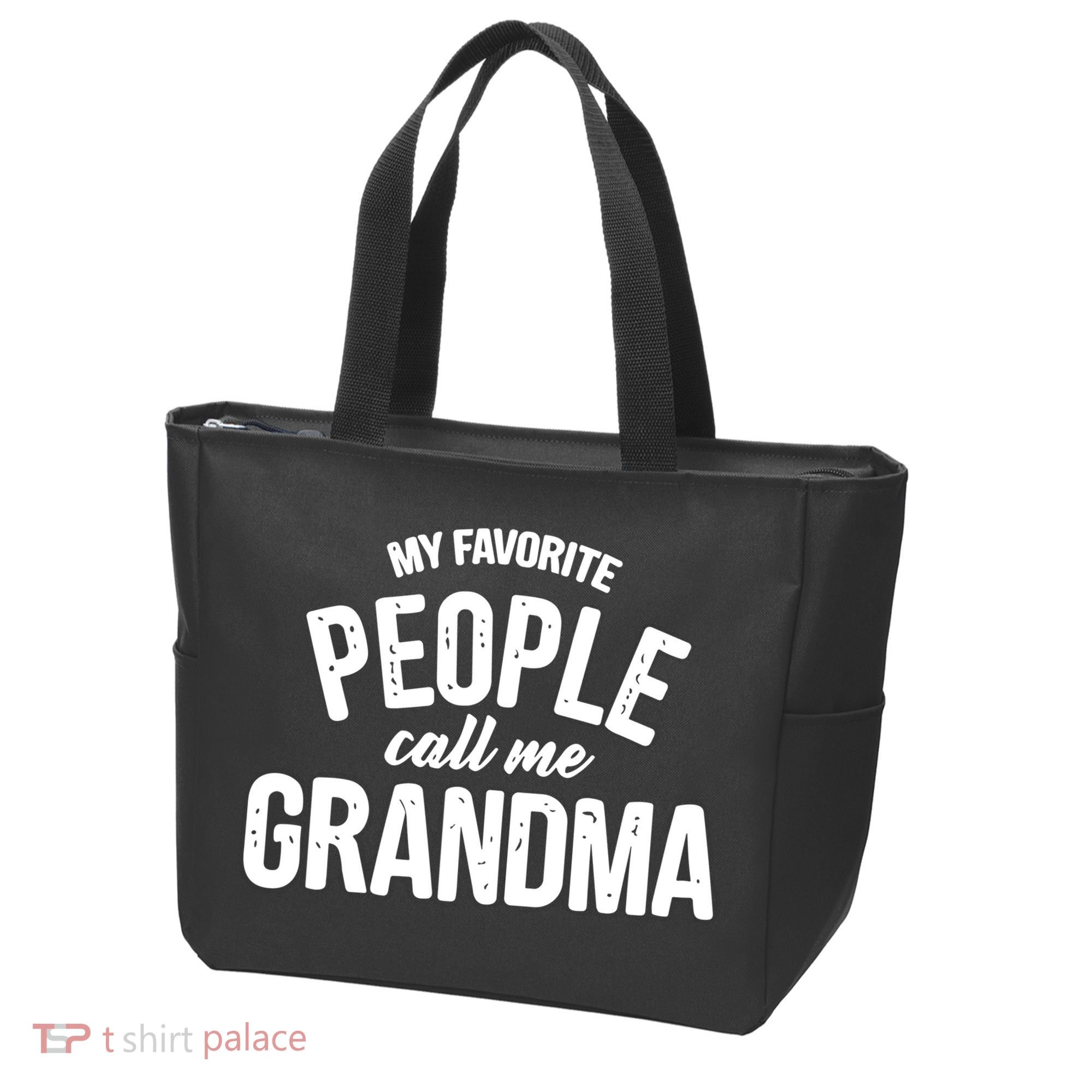My Favorite People Call Me Grandma Tote Bag