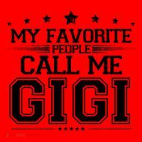 My Favorite People Call Me Gigi Santa Hat thumb 1