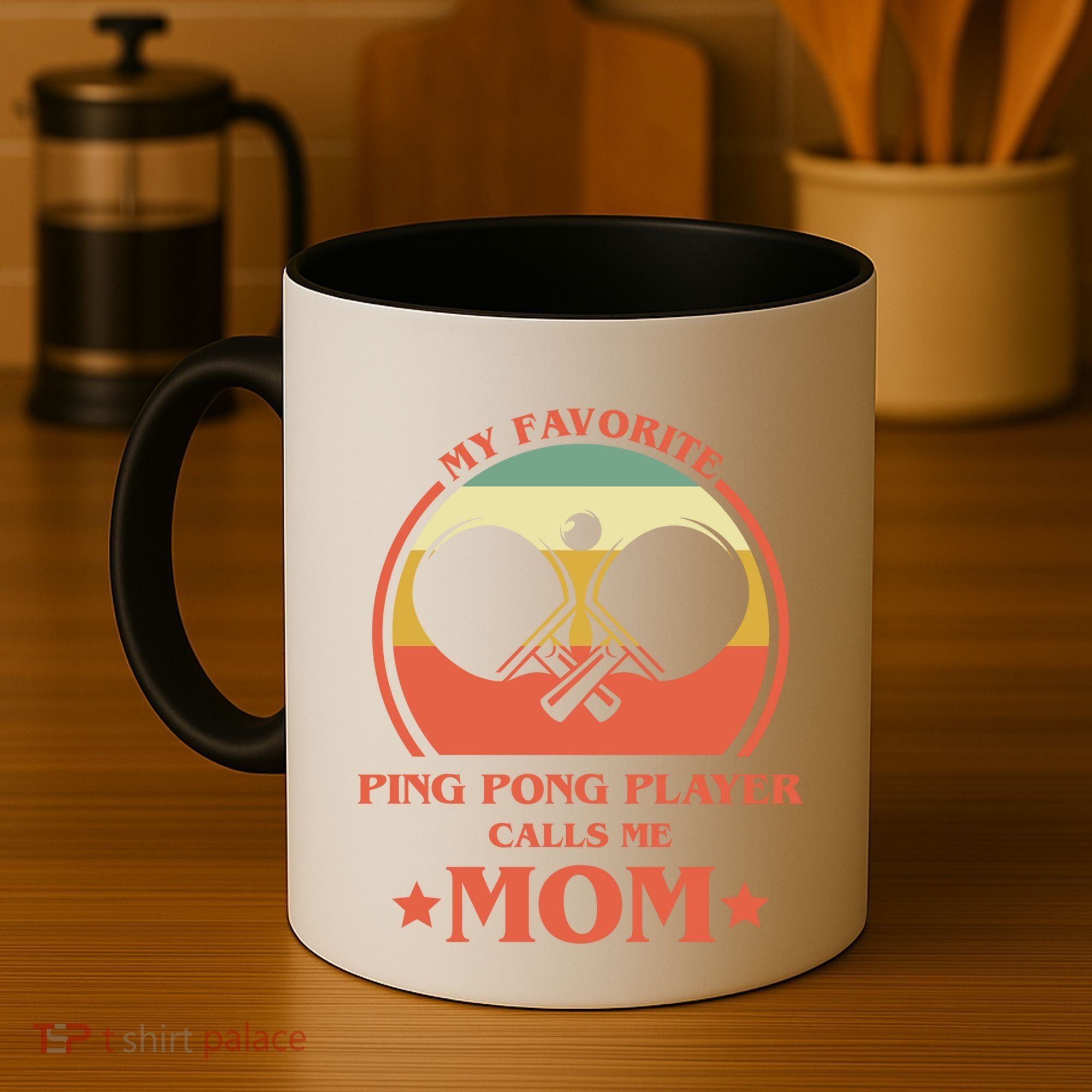 My Favorite Ping Pong Player Calls Me Mom Table Tennis Mama Meaningful Gift Coffee Mug
