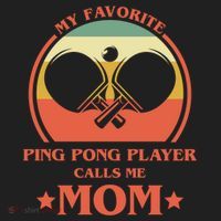 My Favorite Ping Pong Player Calls Me Mom Table Tennis Mama Meaningful Gift Golf Towel thumb 3