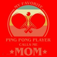 My Favorite Ping Pong Player Calls Me Mom Table Tennis Mama Meaningful Gift Santa Hat thumb 1