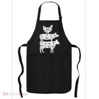 My Food Pyramid Funny Cute Cows Animal Lover Apron thumb 0