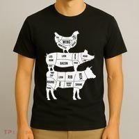 My Food Pyramid Funny Cute Cows Animal Lover T-Shirt thumb 3