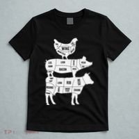 My Food Pyramid Funny Cute Cows Animal Lover T-Shirt thumb 5