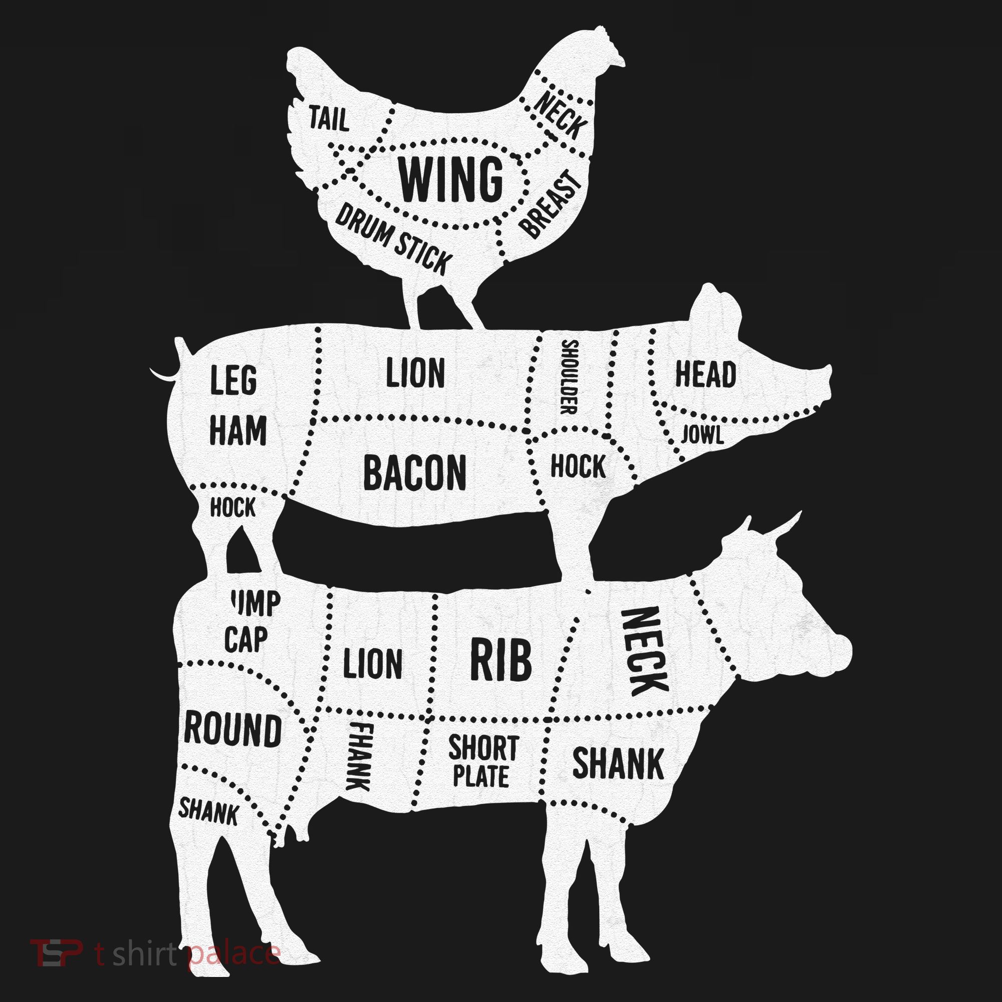My Food Pyramid Funny Cute Cows Animal Lover Mousepad