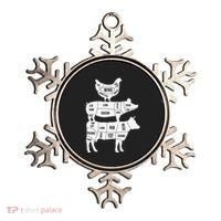 My Food Pyramid Funny Cute Cows Animal Lover Ornament thumb 0