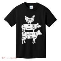 My Food Pyramid Funny Cute Cows Animal Lover Kids T-Shirt thumb 0
