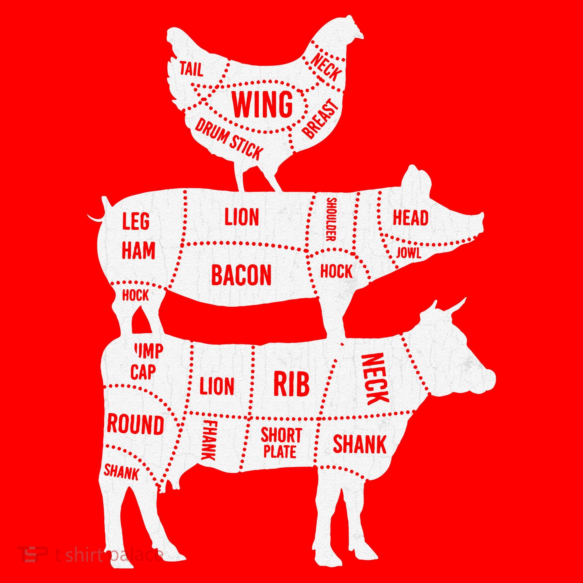 My Food Pyramid Funny Cute Cows Animal Lover Santa Hat