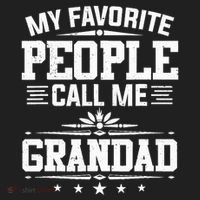My Favorite People Call Me Grandad Funny Father's Day Beanie thumb 2