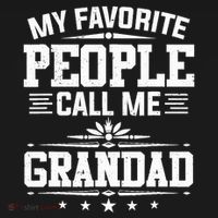 My Favorite People Call Me Grandad Funny Father's Day Mousepad thumb 1
