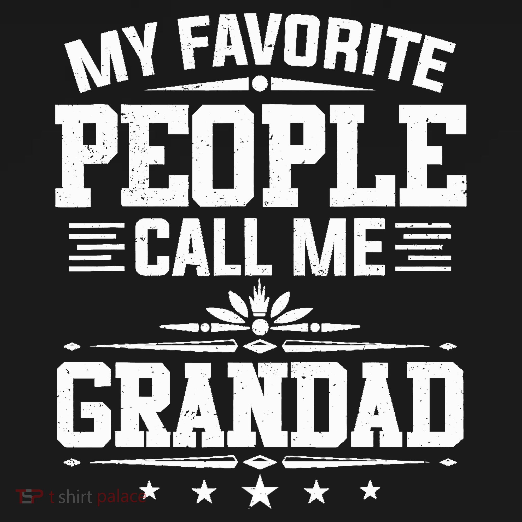 My Favorite People Call Me Grandad Funny Father's Day Mousepad