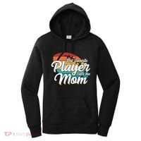 My Favorite Player Calls Me Mom Retro Football Ball Mommy Gift Women's Hoodie thumb 0