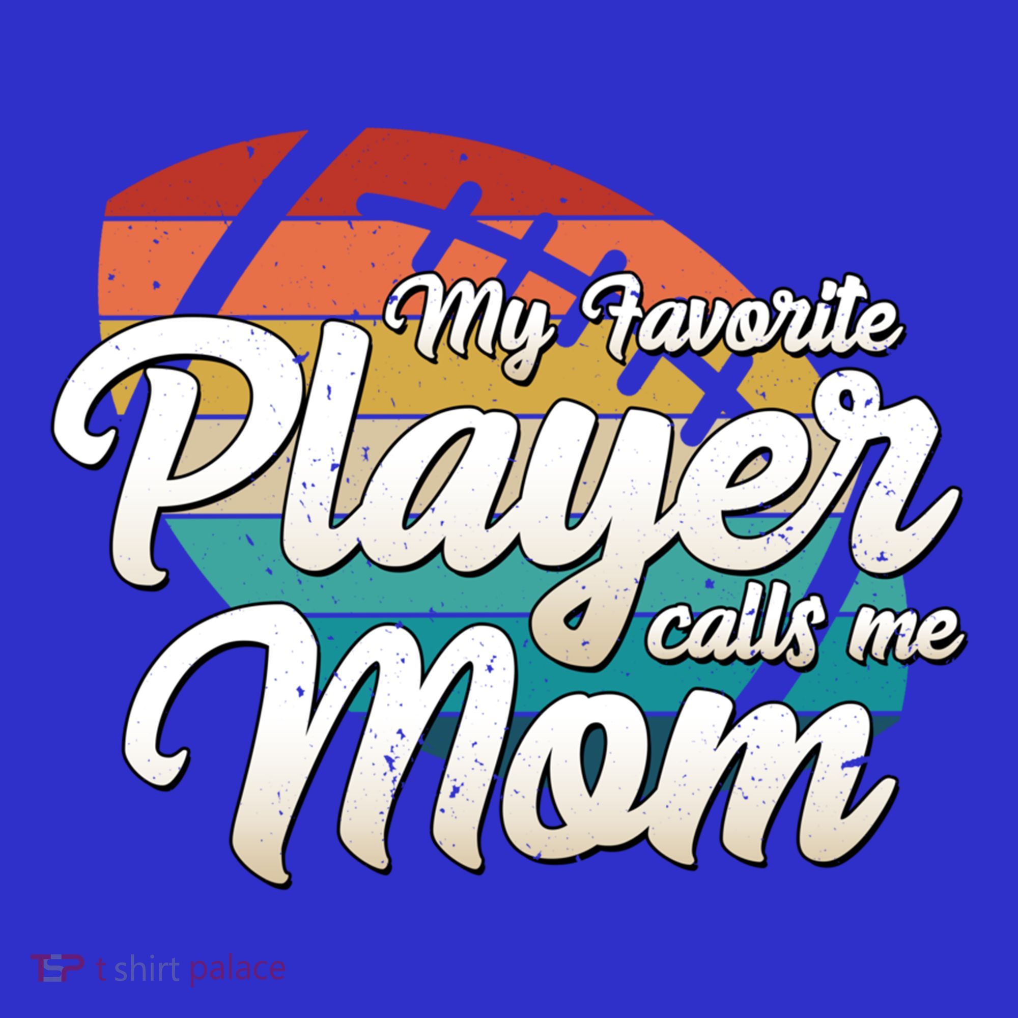 My Favorite Player Calls Me Mom Retro Football Ball Mommy Gift Sweatshirt