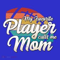 My Favorite Player Calls Me Mom Retro Football Ball Mommy Gift Women's Tank Top thumb 5