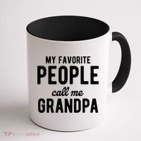 My Favorite People Call Me Grandpa Coffee Mug thumb 1