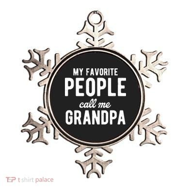My Favorite People Call Me Grandpa Ornament