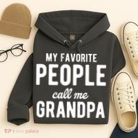 My Favorite People Call Me Grandpa Hoodie thumb 4