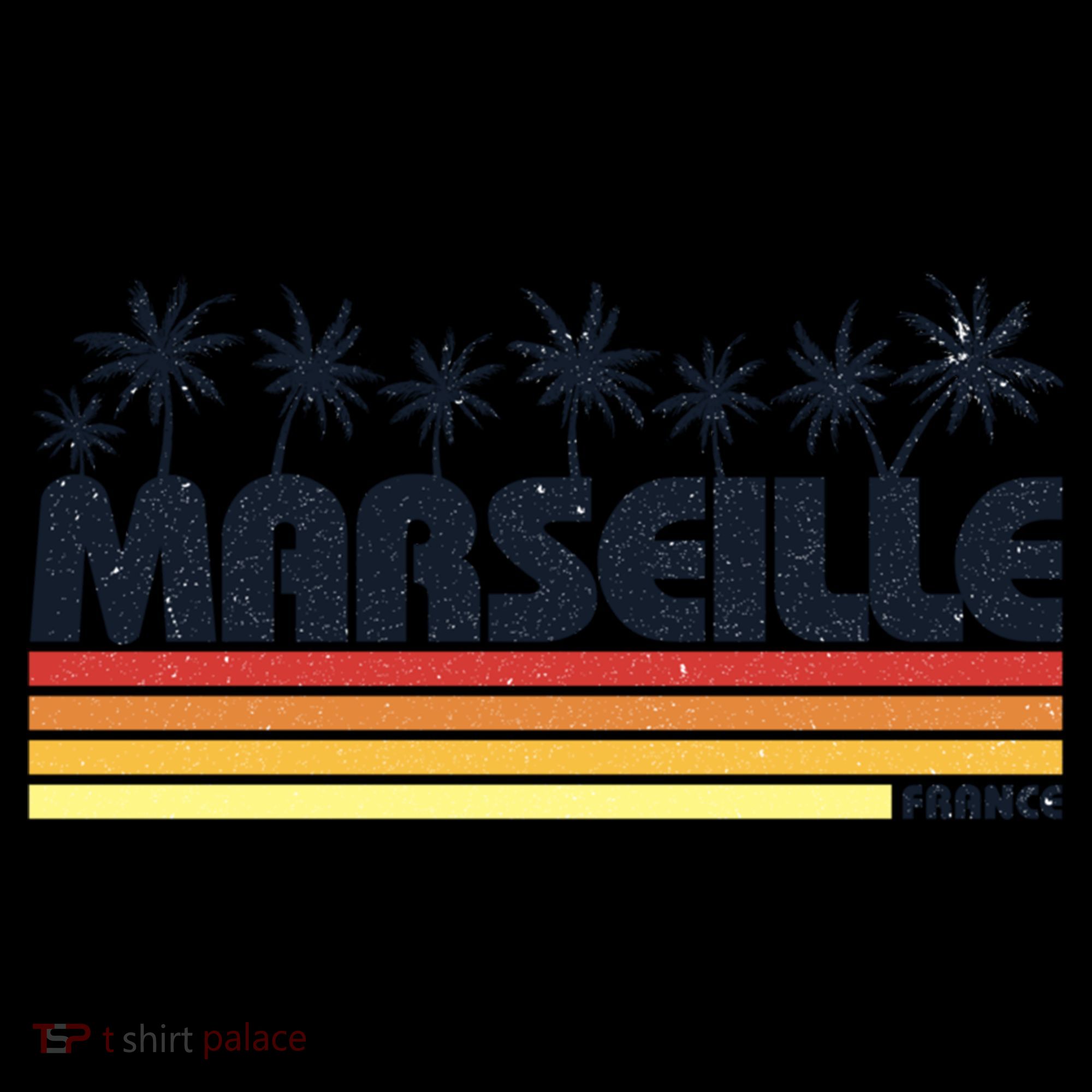 Marseille France Retro Tourism Cool Gift Coffee Mug