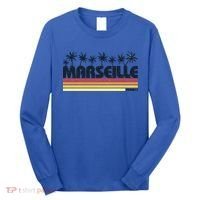 Marseille France Retro Tourism Cool Gift Long Sleeve Shirt thumb 0