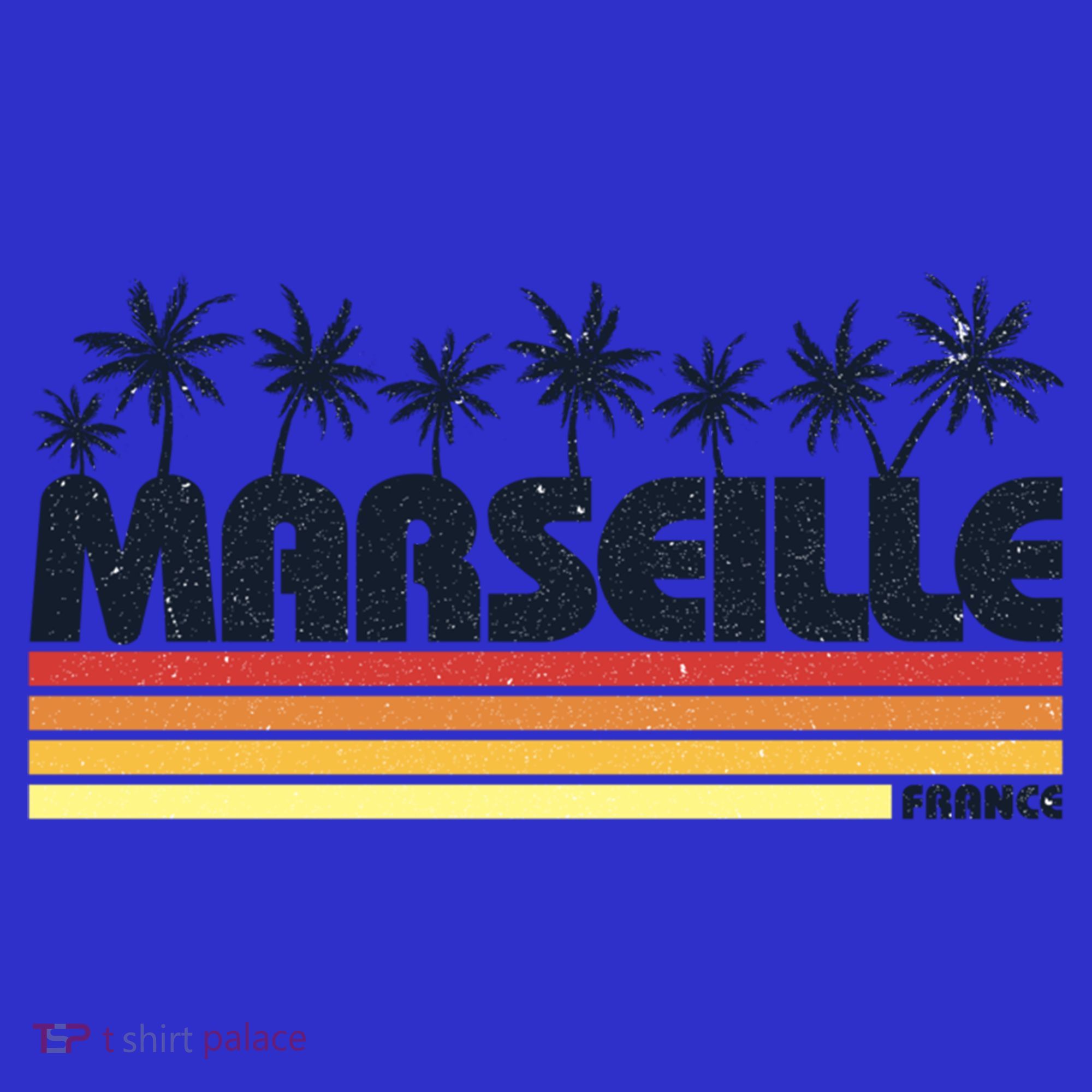 Marseille France Retro Tourism Cool Gift Sweatshirt